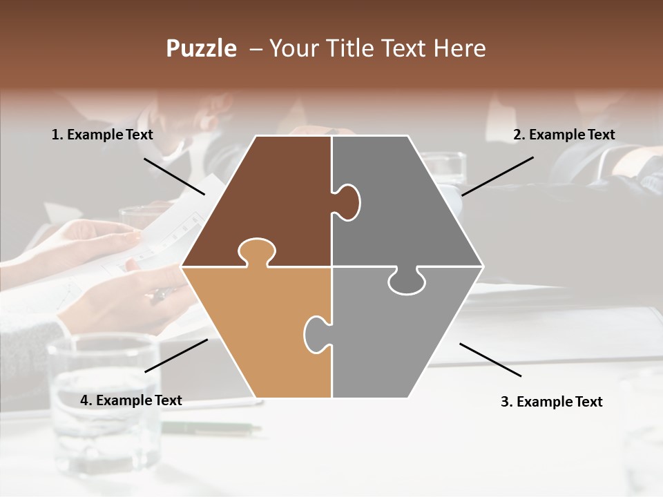 Communicate Meeting Teamwork PowerPoint Template