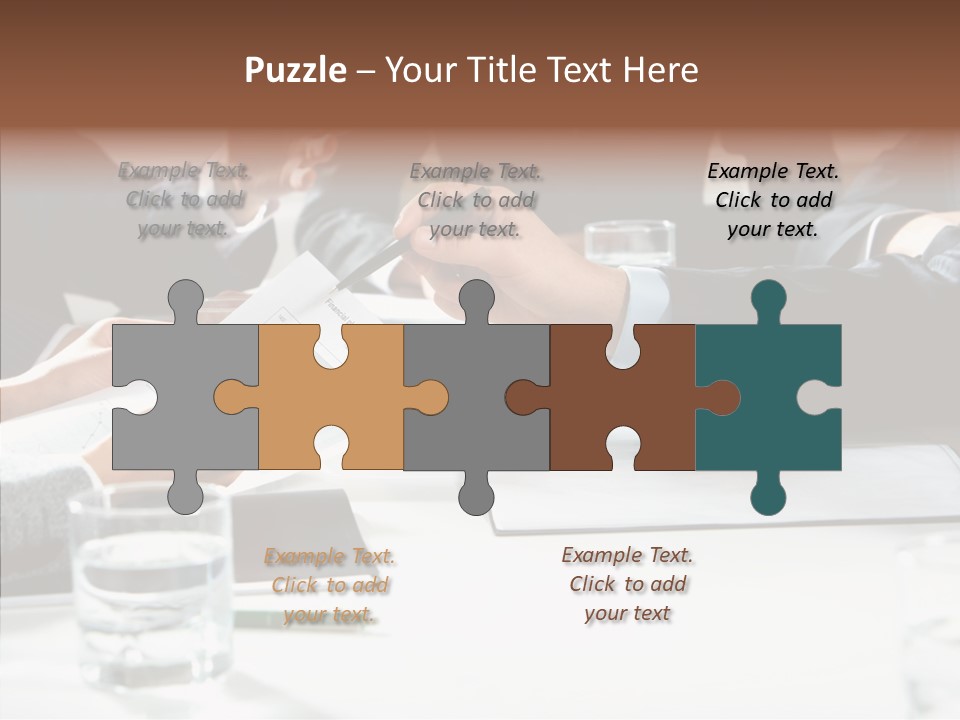 Communicate Meeting Teamwork PowerPoint Template