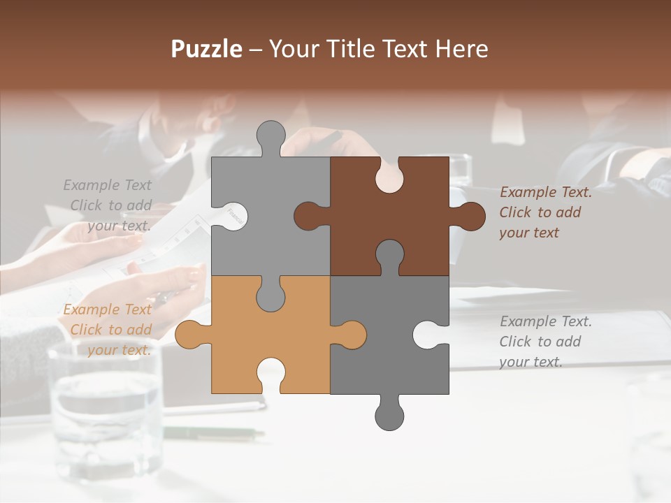 Communicate Meeting Teamwork PowerPoint Template
