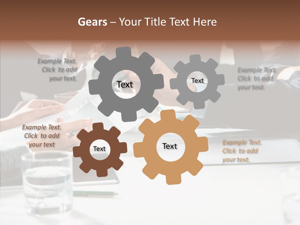 Communicate Meeting Teamwork PowerPoint Template