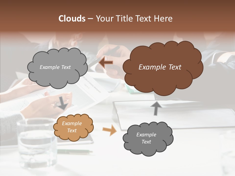 Communicate Meeting Teamwork PowerPoint Template