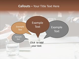 Communicate Meeting Teamwork PowerPoint Template