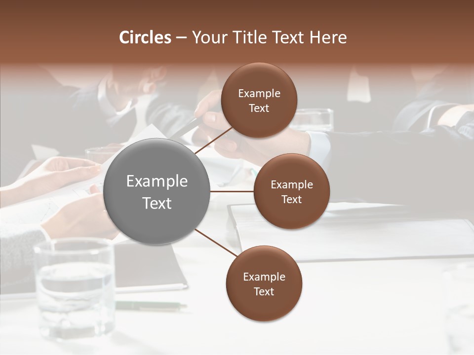 Communicate Meeting Teamwork PowerPoint Template