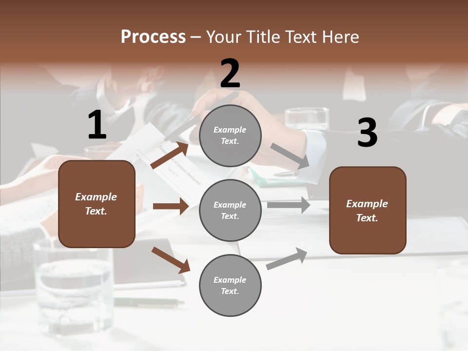 Communicate Meeting Teamwork PowerPoint Template