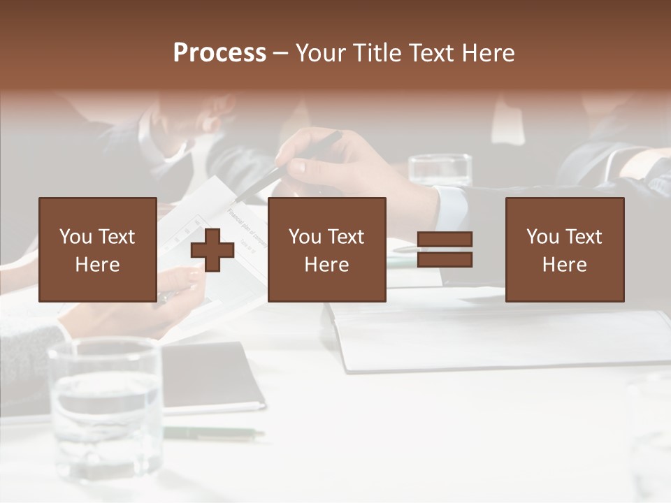 Communicate Meeting Teamwork PowerPoint Template