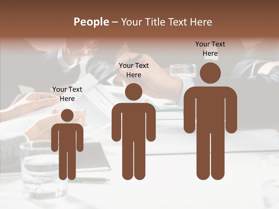 Communicate Meeting Teamwork PowerPoint Template
