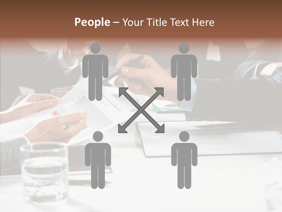Communicate Meeting Teamwork PowerPoint Template
