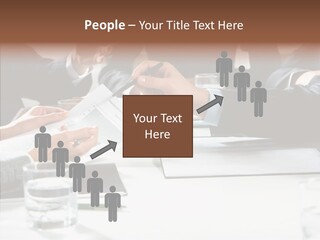 Communicate Meeting Teamwork PowerPoint Template