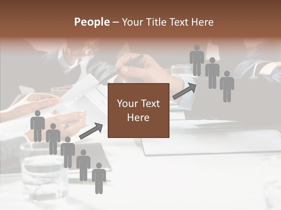 Communicate Meeting Teamwork PowerPoint Template