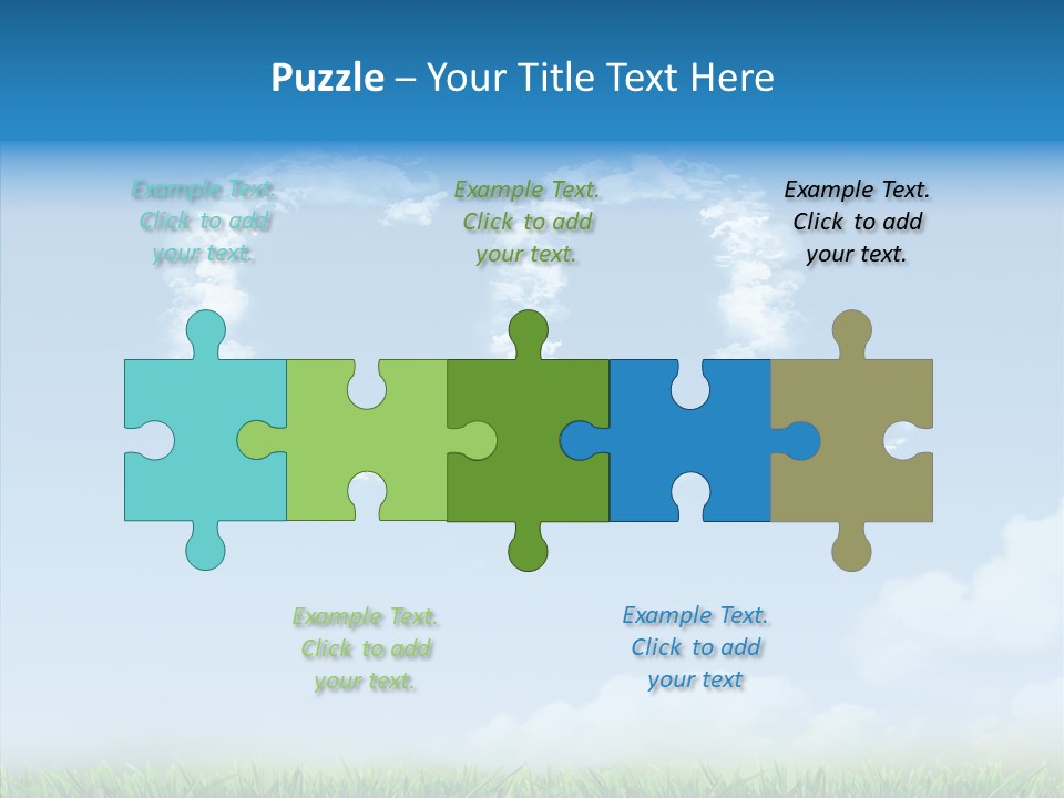 Nobody Meadow Green PowerPoint Template