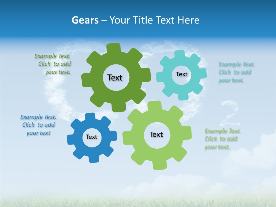 Nobody Meadow Green PowerPoint Template