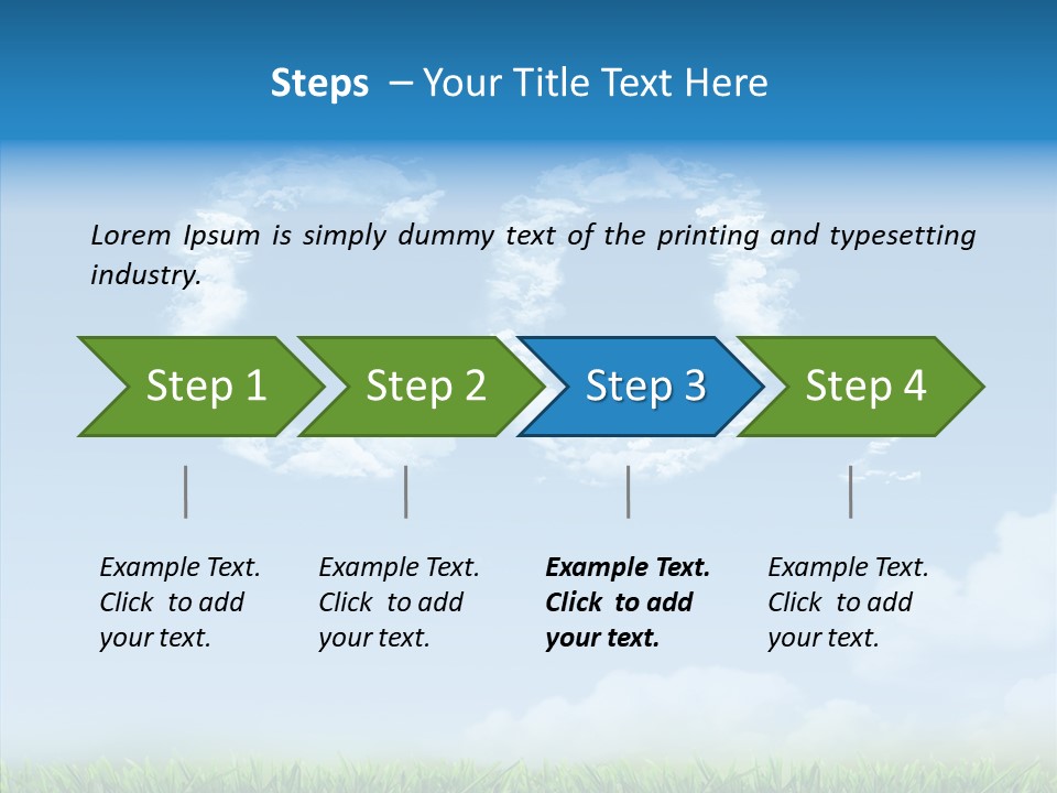 Nobody Meadow Green PowerPoint Template