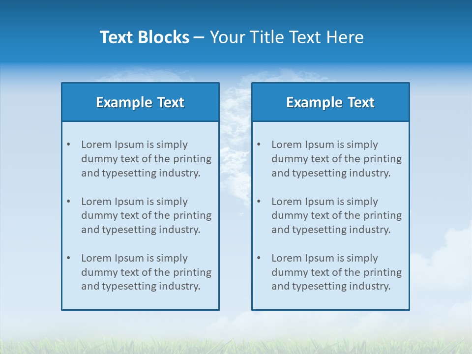 Nobody Meadow Green PowerPoint Template