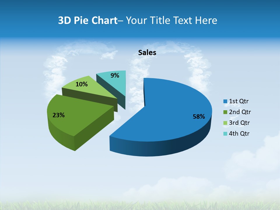 Nobody Meadow Green PowerPoint Template