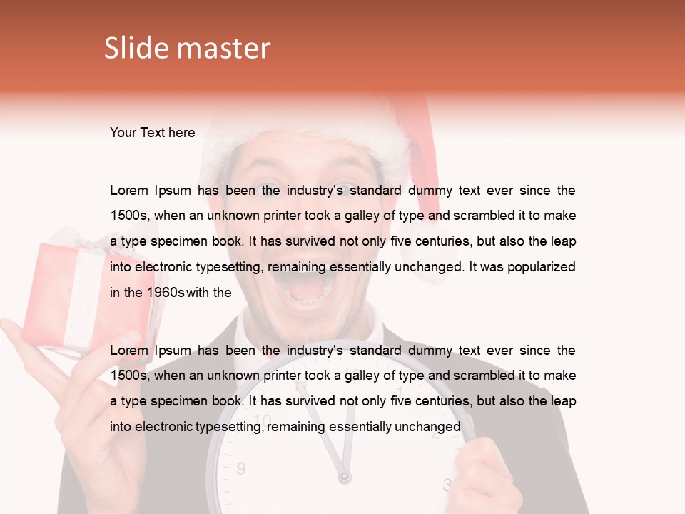 Holiday Claus Background PowerPoint Template