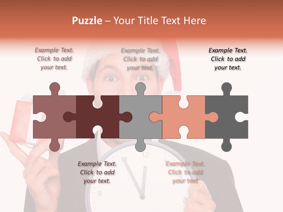 Holiday Claus Background PowerPoint Template