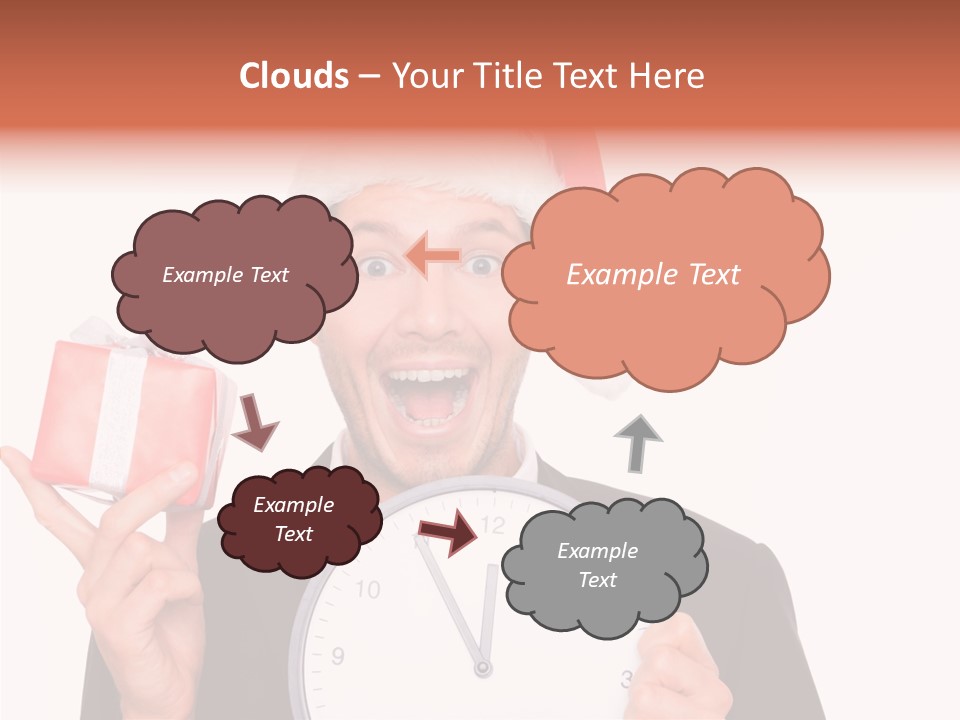 Holiday Claus Background PowerPoint Template