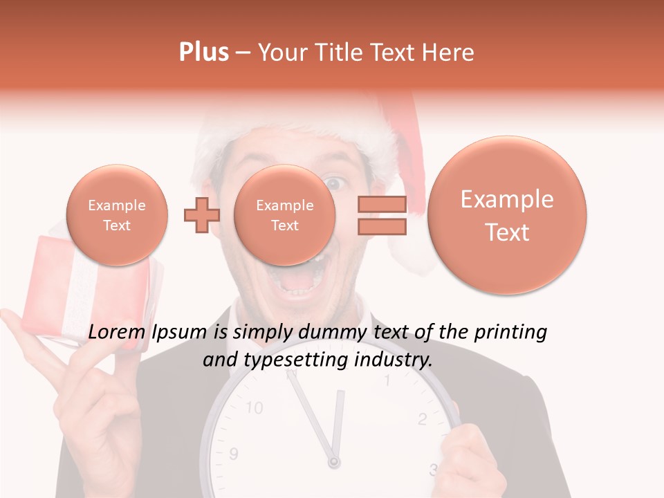 Holiday Claus Background PowerPoint Template