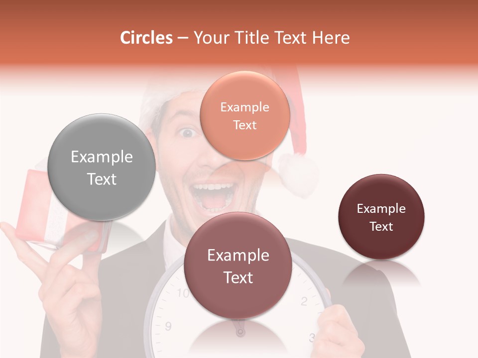 Holiday Claus Background PowerPoint Template