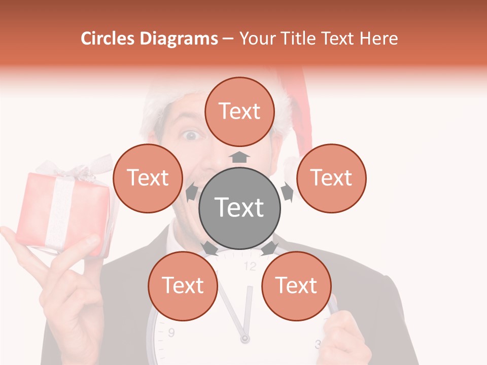 Holiday Claus Background PowerPoint Template