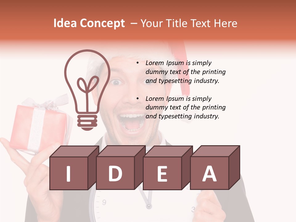 Holiday Claus Background PowerPoint Template