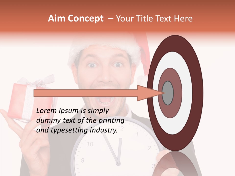 Holiday Claus Background PowerPoint Template