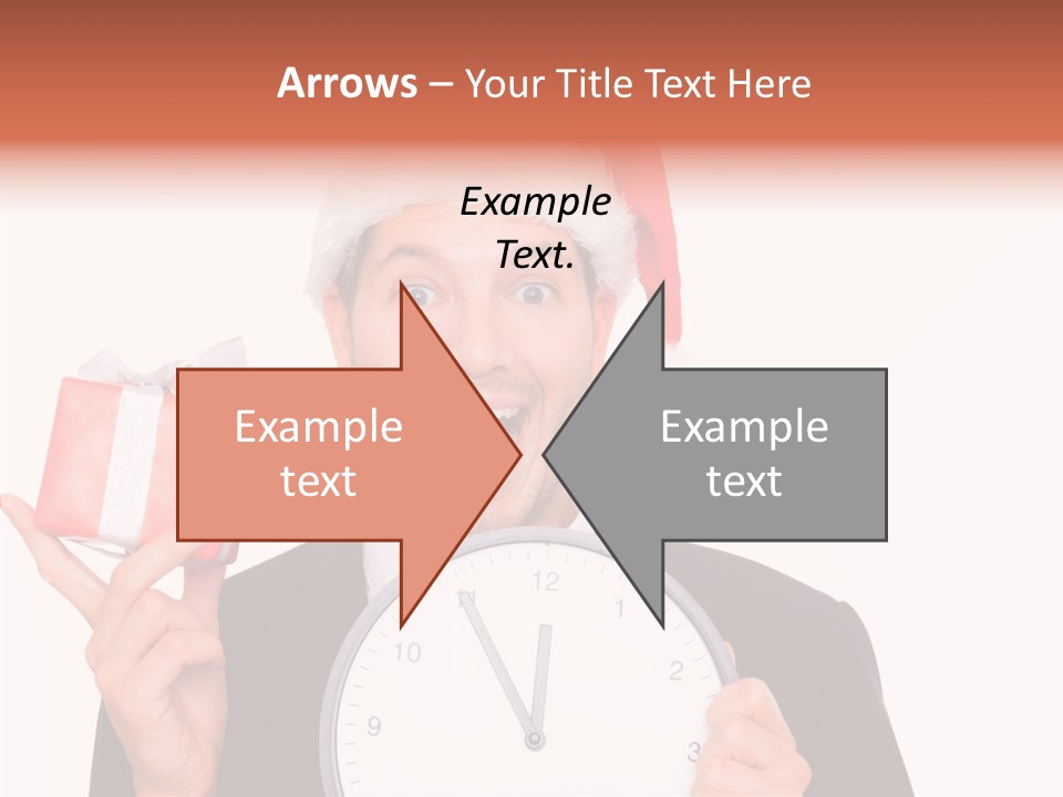 Holiday Claus Background PowerPoint Template