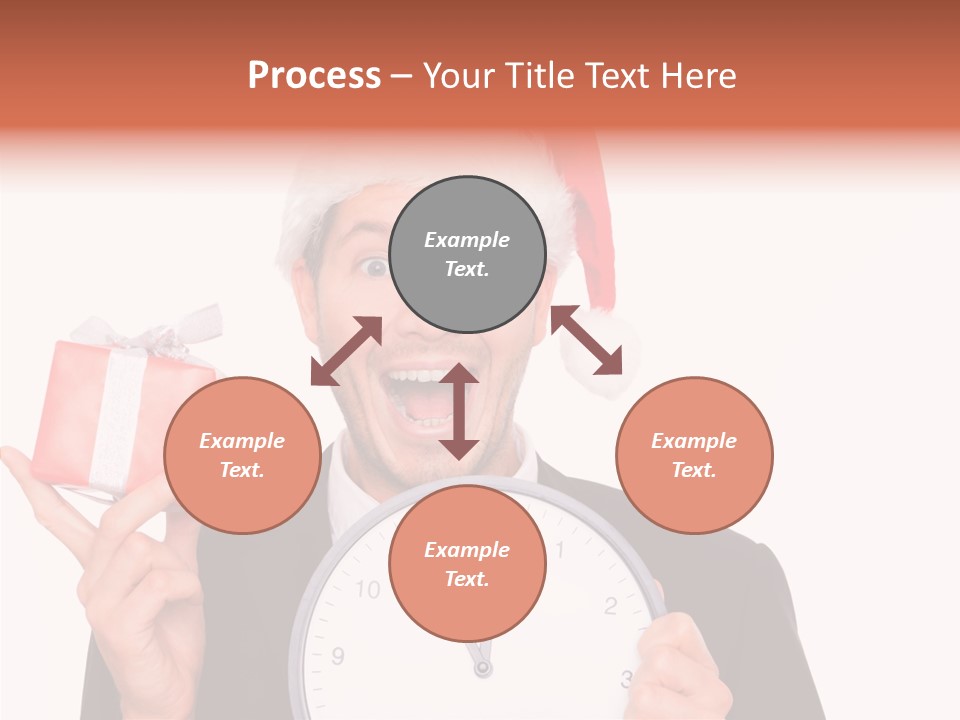 Holiday Claus Background PowerPoint Template