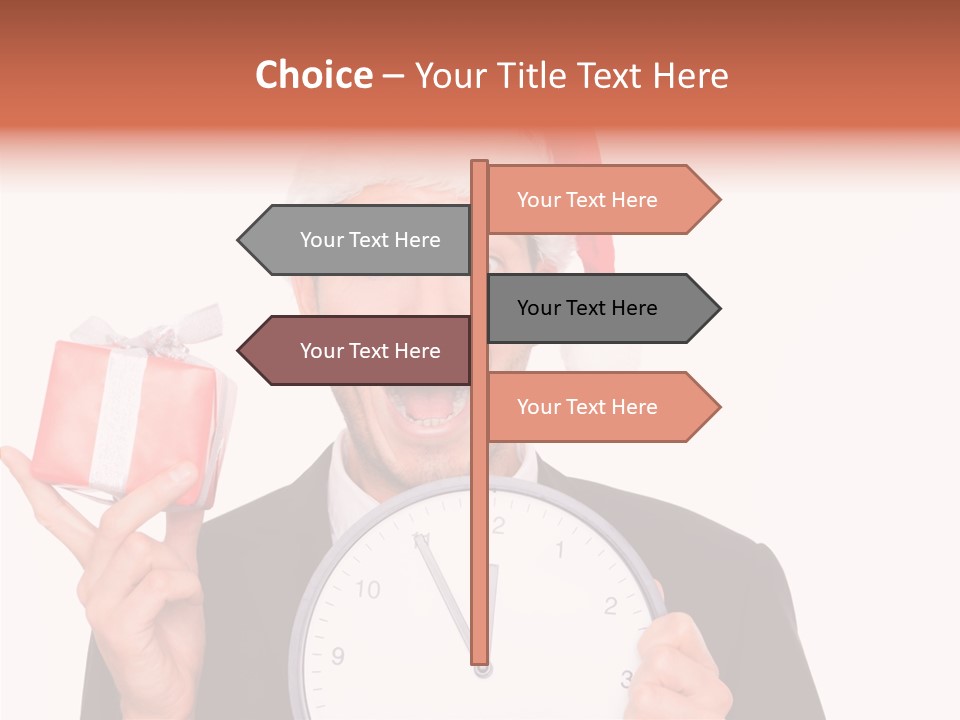 Holiday Claus Background PowerPoint Template