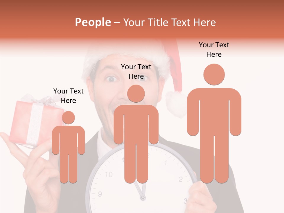 Holiday Claus Background PowerPoint Template