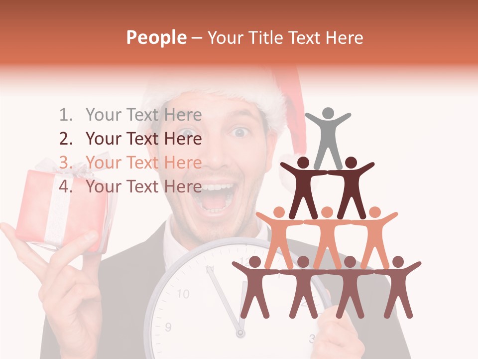 Holiday Claus Background PowerPoint Template