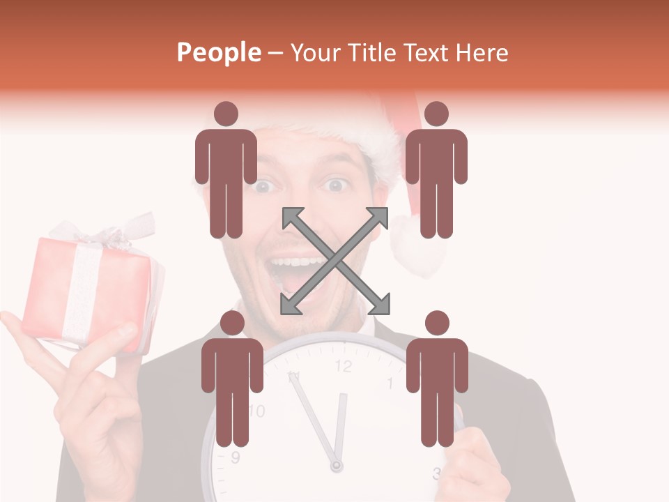 Holiday Claus Background PowerPoint Template