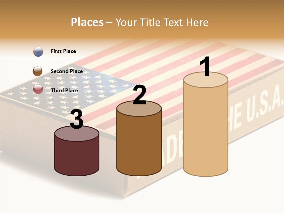 Small Words White PowerPoint Template