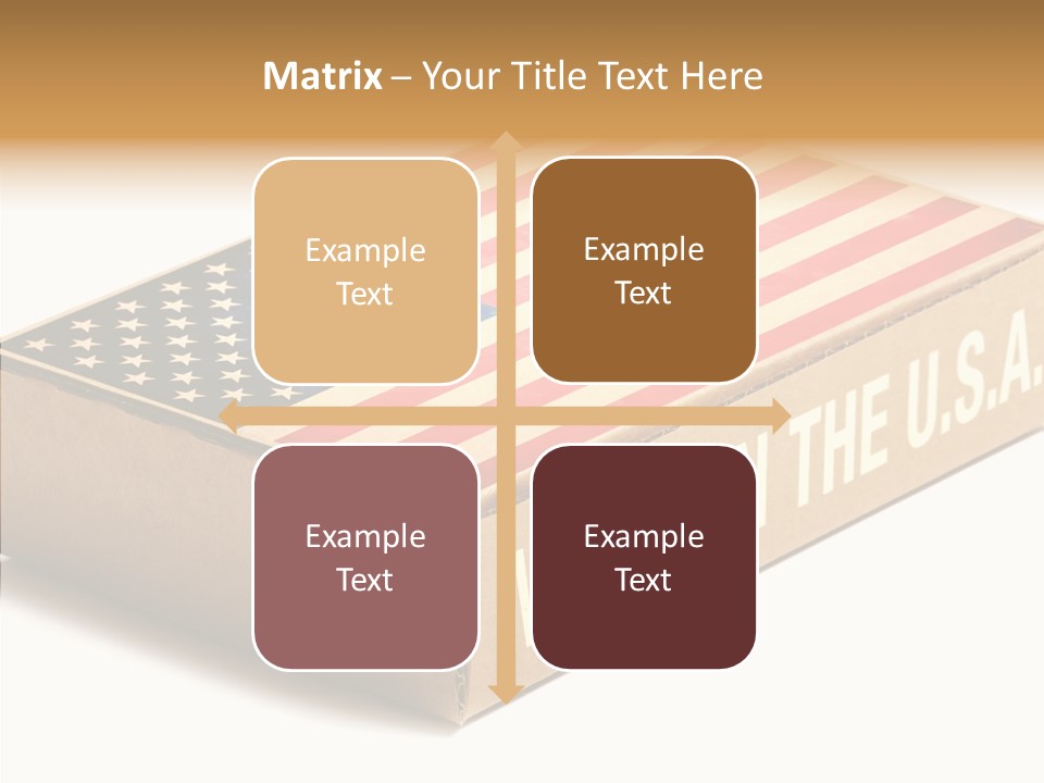 Small Words White PowerPoint Template