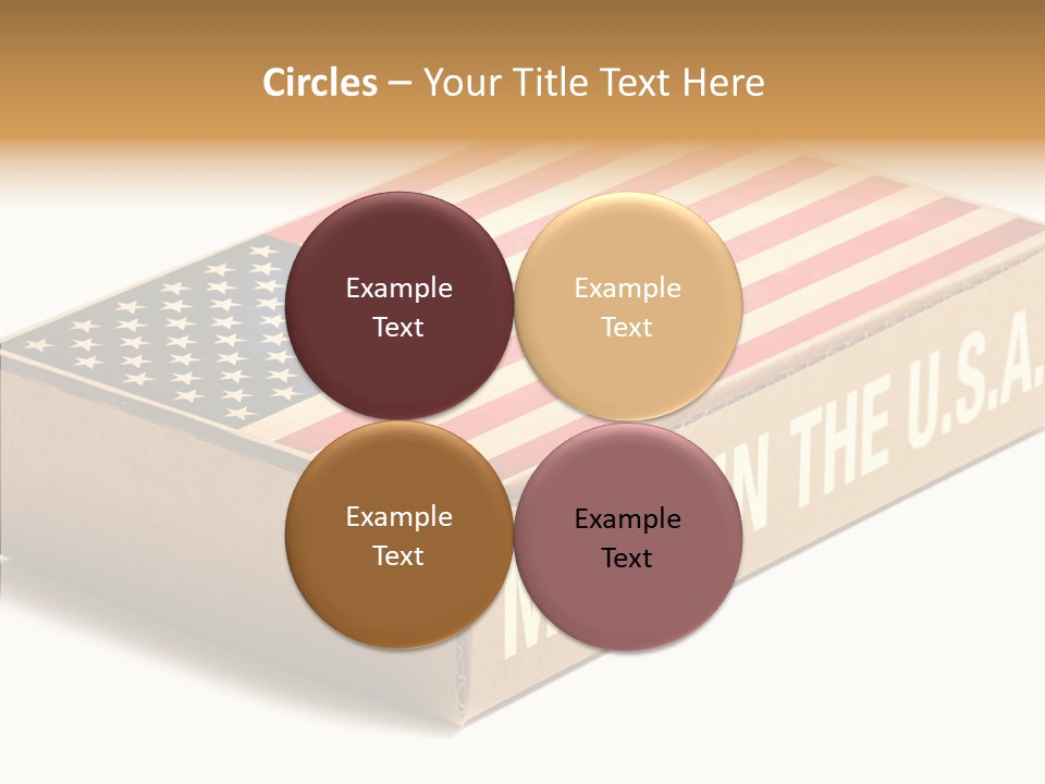 Small Words White PowerPoint Template