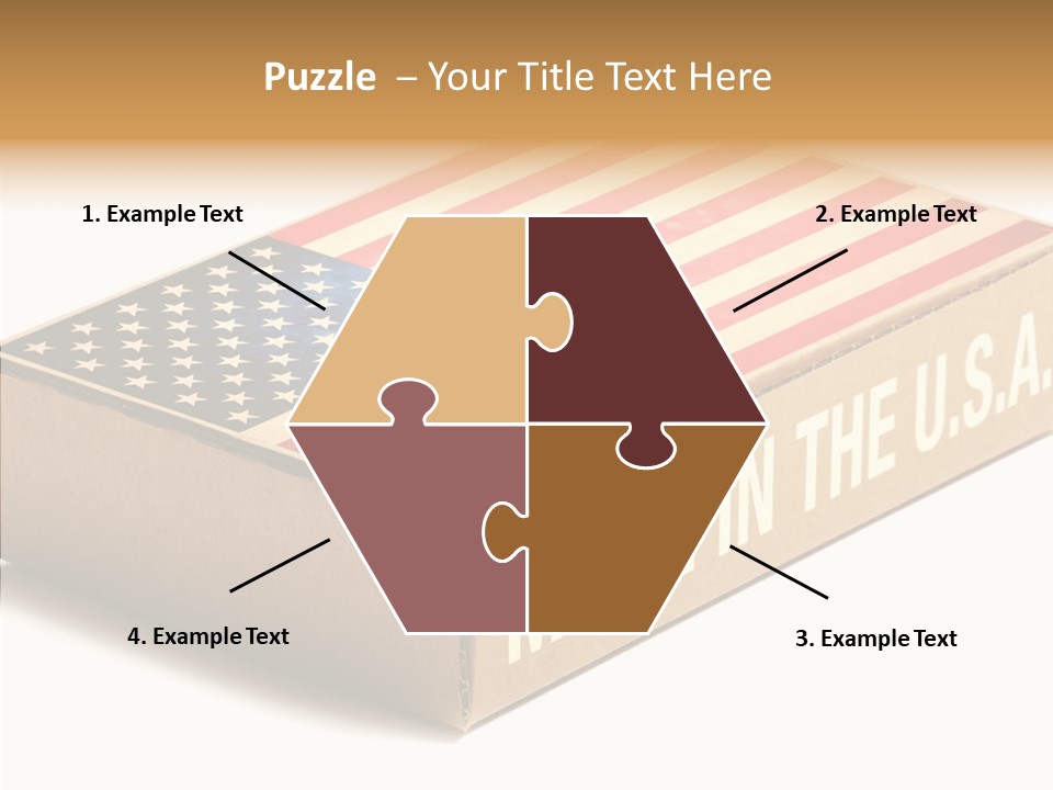 Small Words White PowerPoint Template