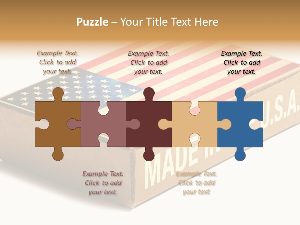 Small Words White PowerPoint Template