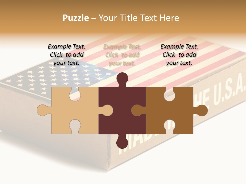 Small Words White PowerPoint Template