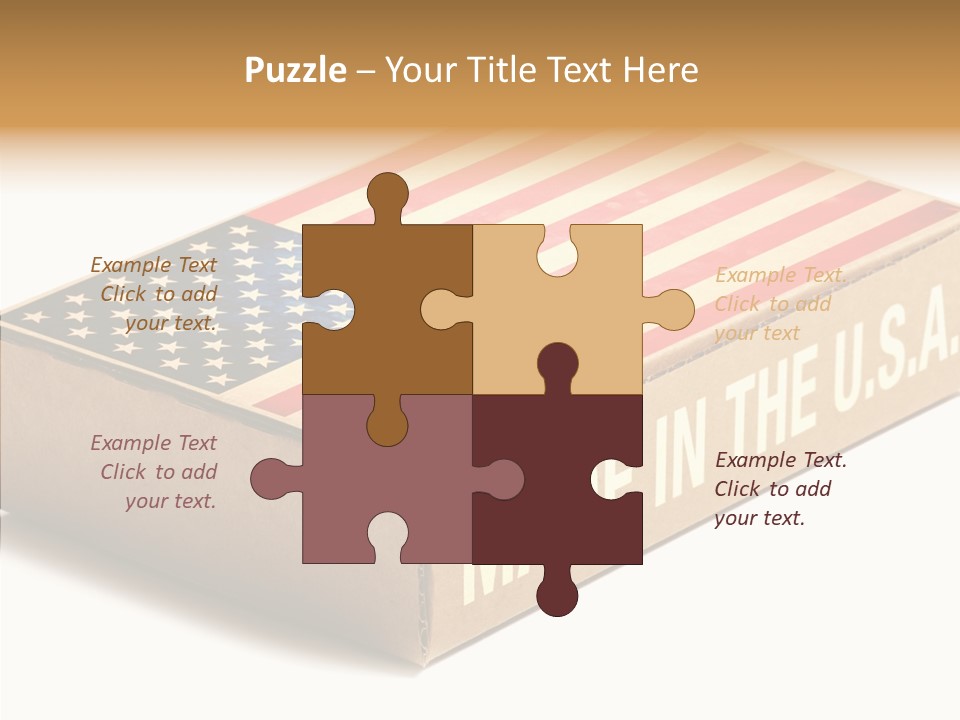 Small Words White PowerPoint Template