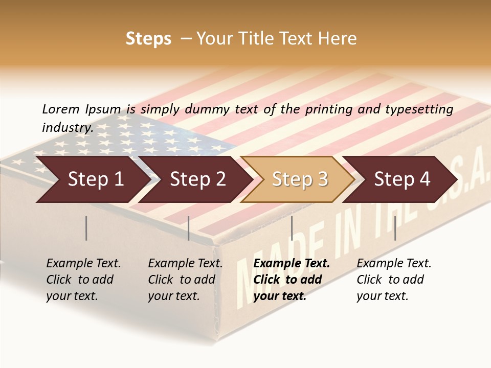 Small Words White PowerPoint Template