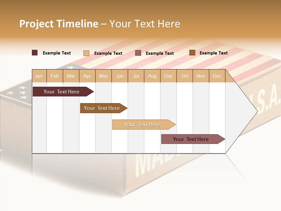 Small Words White PowerPoint Template