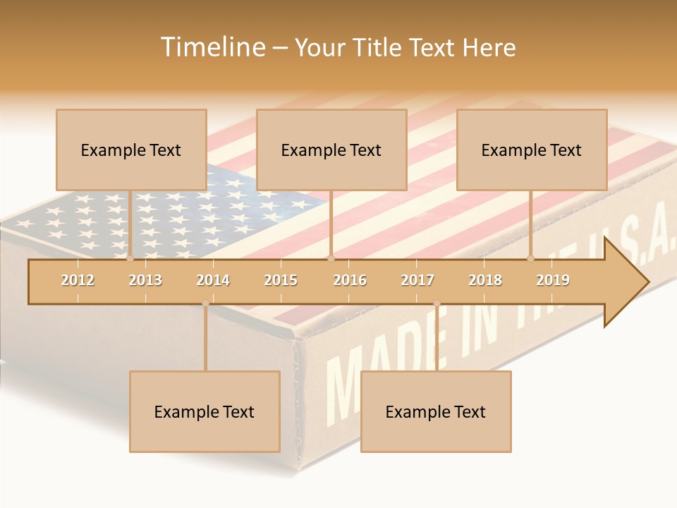 Small Words White PowerPoint Template