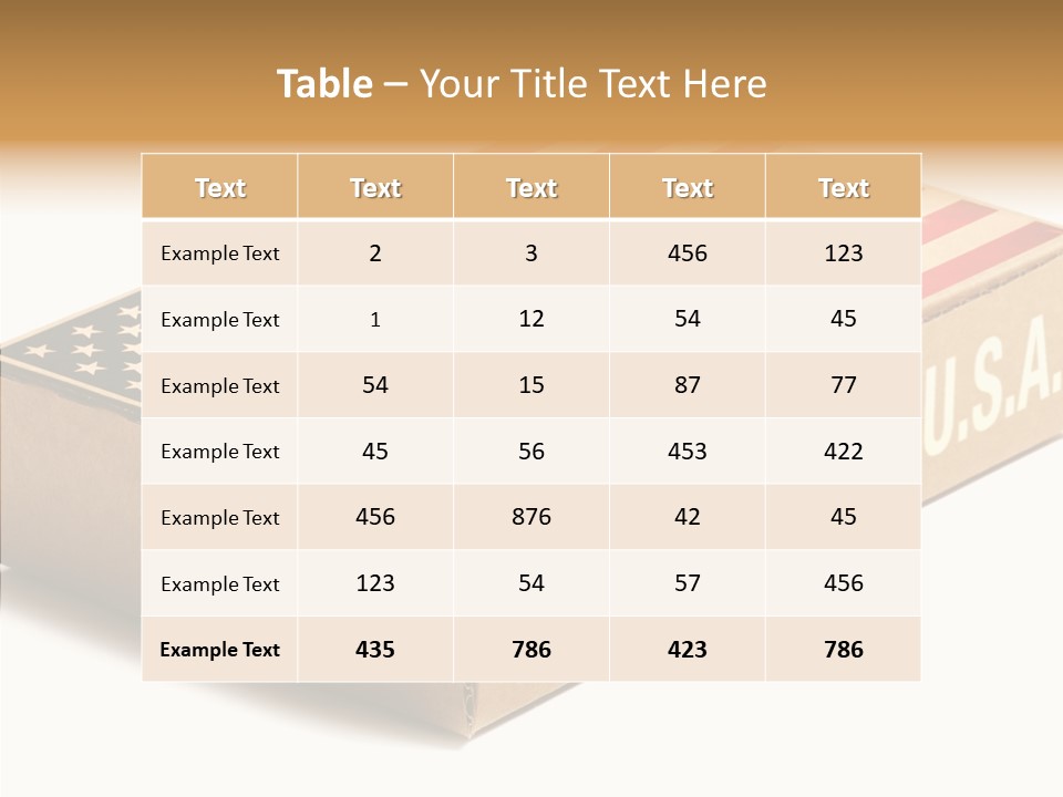 Small Words White PowerPoint Template