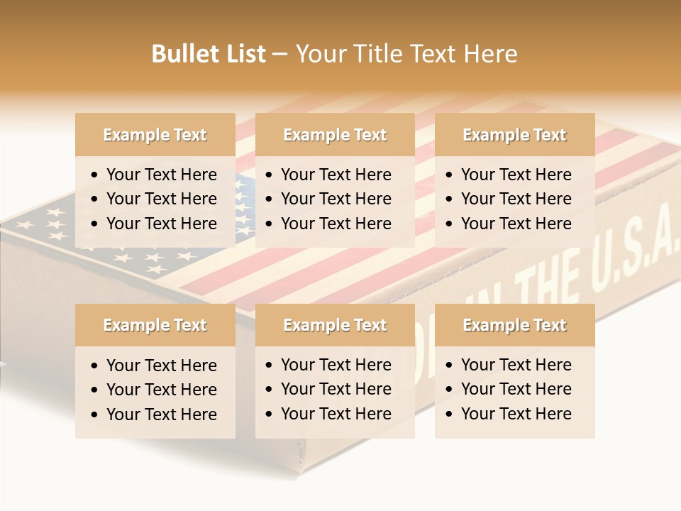 Small Words White PowerPoint Template