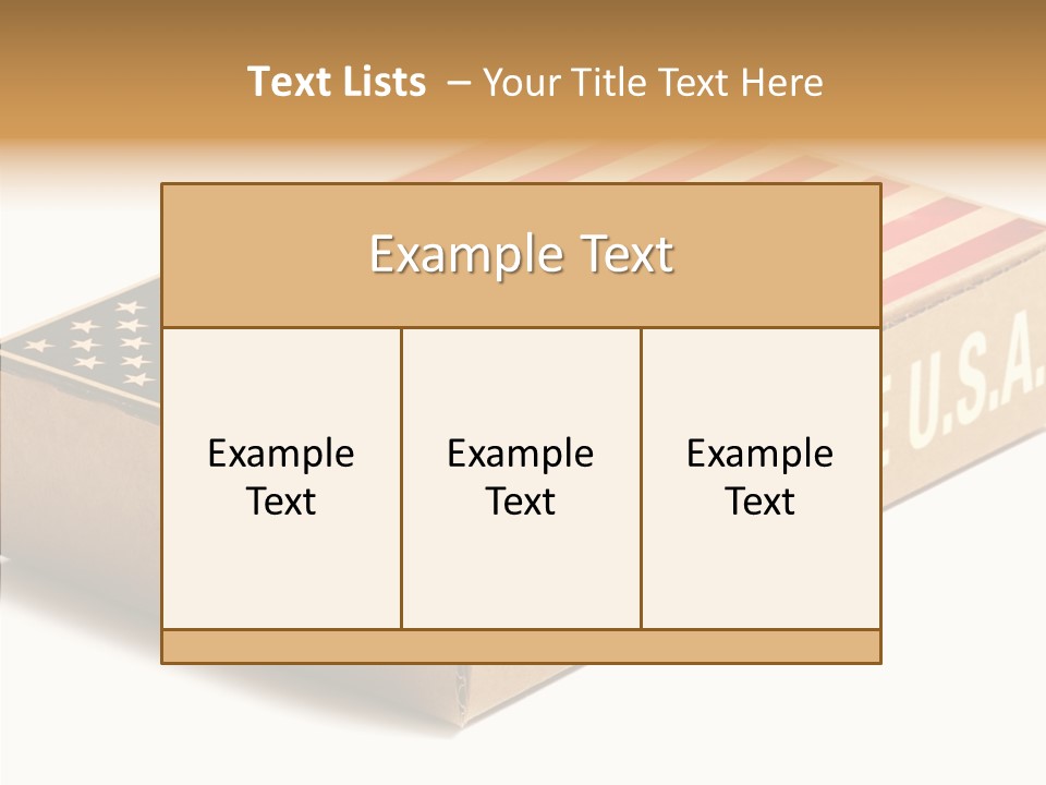 Small Words White PowerPoint Template