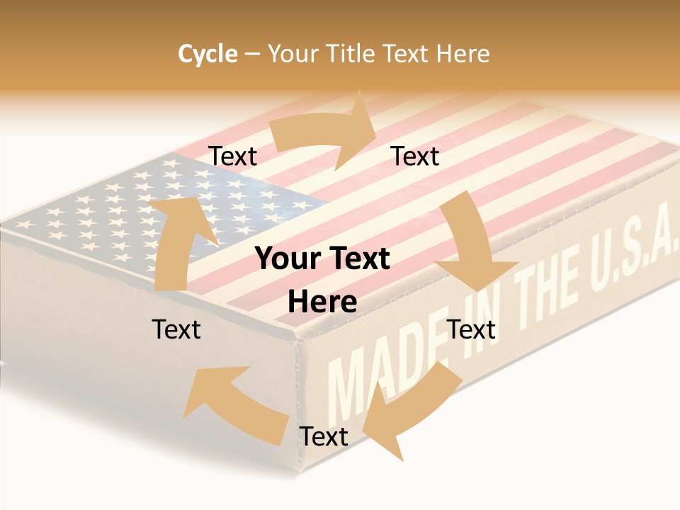 Small Words White PowerPoint Template