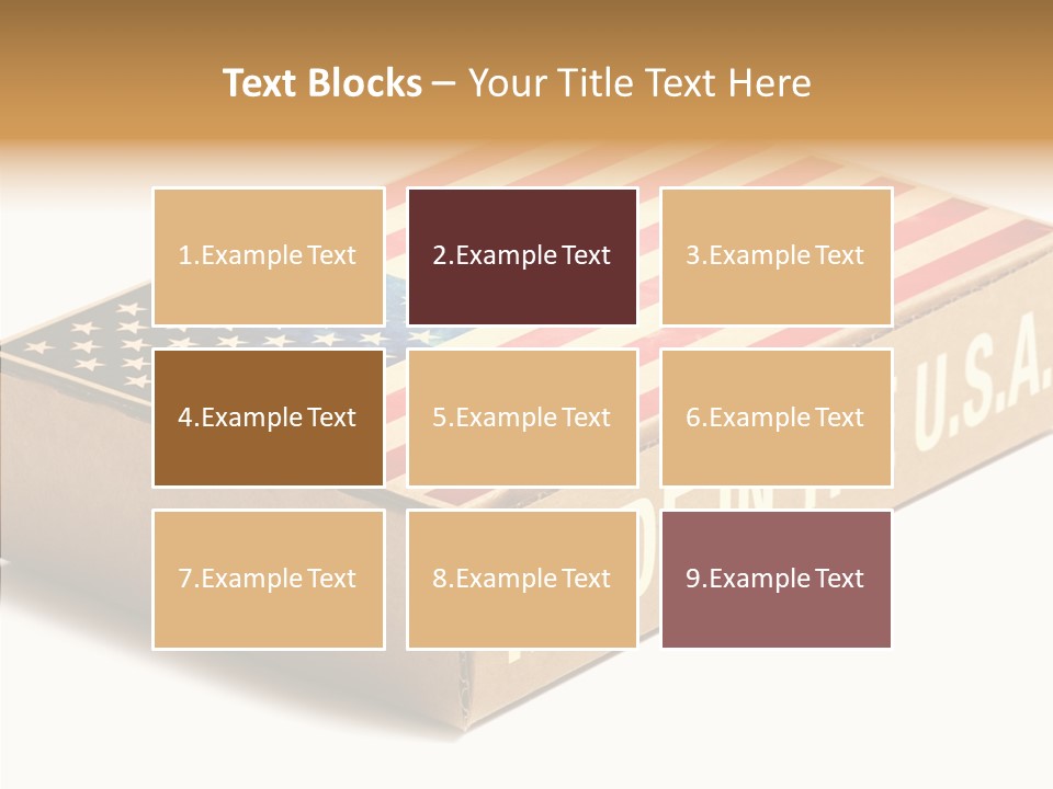 Small Words White PowerPoint Template