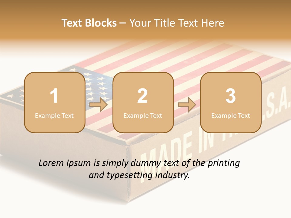 Small Words White PowerPoint Template