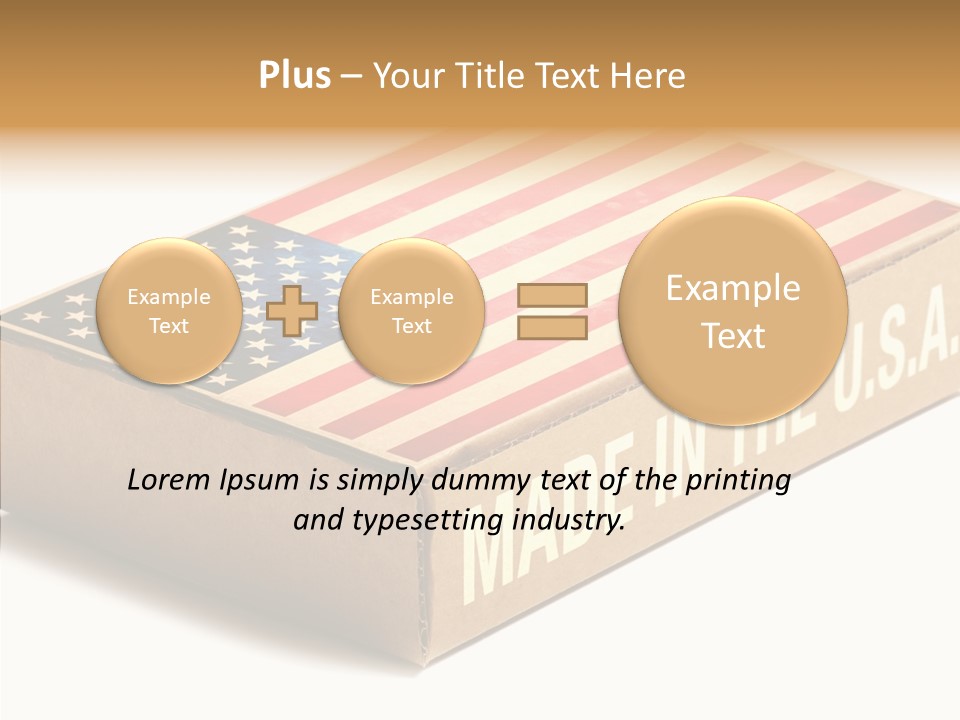 Small Words White PowerPoint Template