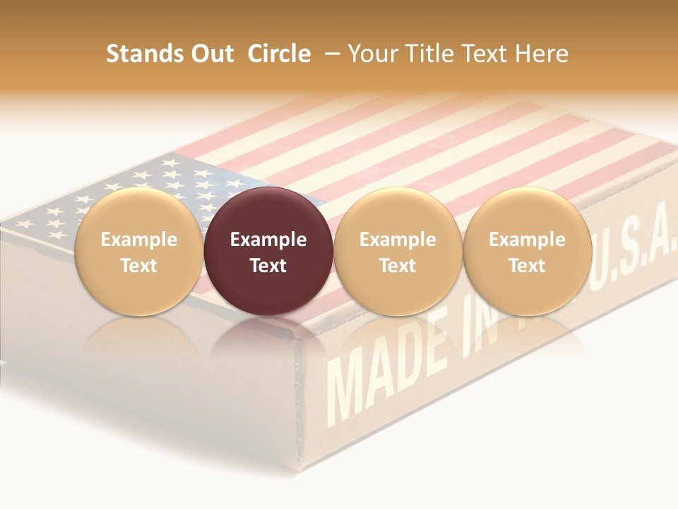 Small Words White PowerPoint Template